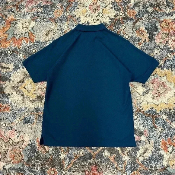 Patagonia Organic Cotton Spellout  Tonal Polo Shirt Small - Picture 2 of 5